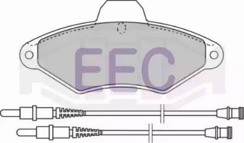 EEC BRP0803 - Bremžu uzliku kompl., Disku bremzes www.autospares.lv