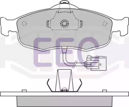 EEC BRP0802 - Bremžu uzliku kompl., Disku bremzes autospares.lv