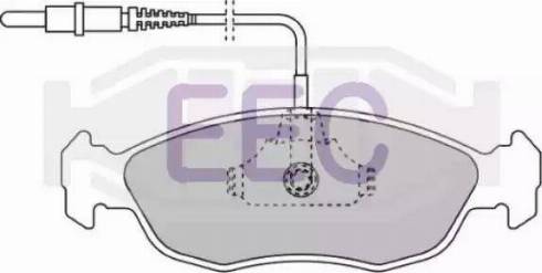 EEC BRP0814 - Bremžu uzliku kompl., Disku bremzes www.autospares.lv