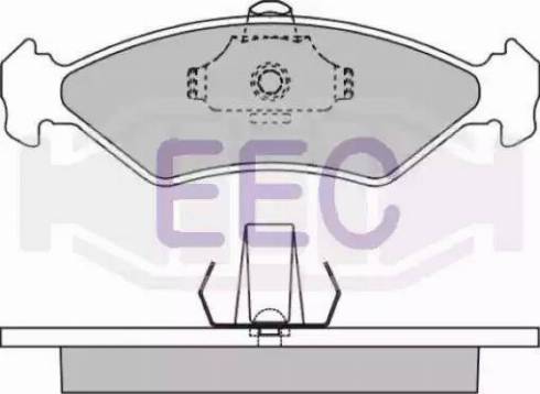 EEC BRP0882 - Тормозные колодки, дисковые, комплект www.autospares.lv