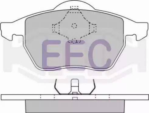 EEC BRP0875 - Тормозные колодки, дисковые, комплект www.autospares.lv