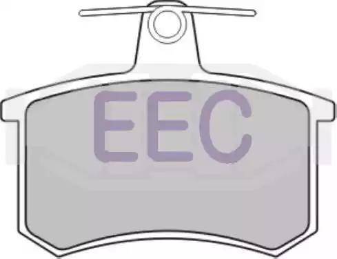 EEC BRP0371 - Brake Pad Set, disc brake www.autospares.lv