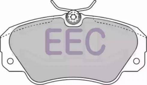 EEC BRP0757 - Brake Pad Set, disc brake www.autospares.lv