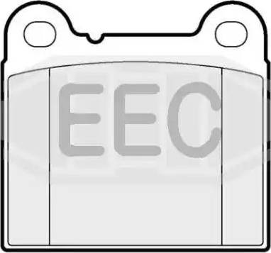 EEC BRP0716 - Brake Pad Set, disc brake www.autospares.lv