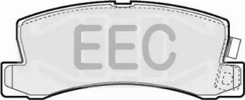 EEC BRP0777 - Тормозные колодки, дисковые, комплект www.autospares.lv