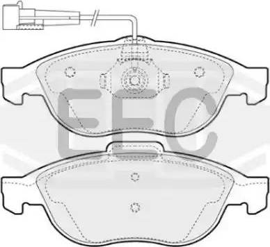 EEC BRP1000 - Bremžu uzliku kompl., Disku bremzes www.autospares.lv