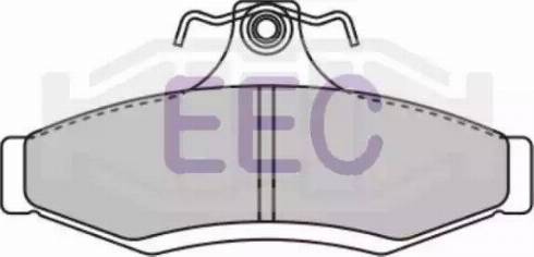 EEC BRP1008 - Тормозные колодки, дисковые, комплект www.autospares.lv