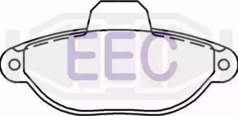 EEC BRP1035 - Bremžu uzliku kompl., Disku bremzes www.autospares.lv