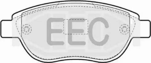 EEC BRP1194 - Тормозные колодки, дисковые, комплект www.autospares.lv