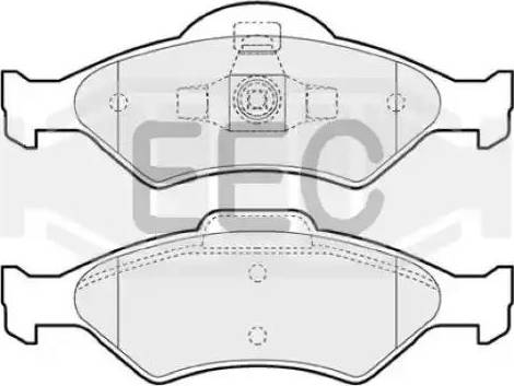 EEC BRP1125 - Bremžu uzliku kompl., Disku bremzes www.autospares.lv