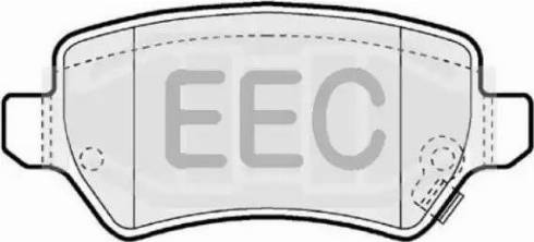 EEC BRP1286 - Bremžu uzliku kompl., Disku bremzes www.autospares.lv