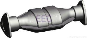 EEC DE6001T - Katalizators www.autospares.lv