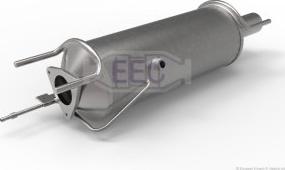 EEC VX6068TS - Nosēdumu / Daļiņu filtrs, Izplūdes gāzu sistēma www.autospares.lv