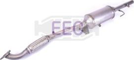 EEC VX6104T - Сажевый / частичный фильтр, система выхлопа ОГ www.autospares.lv