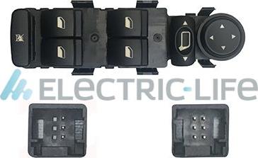 Electric Life ZRPGB76001 - Slēdzis, Stikla pacēlājmehānisms www.autospares.lv