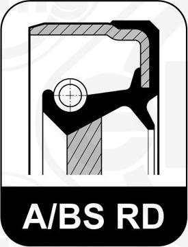 Elring 690.110 - Shaft Seal, crankshaft www.autospares.lv