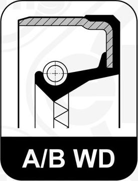 Elring 198.440 - Vārpstas blīvgredzens, Diferenciālis www.autospares.lv