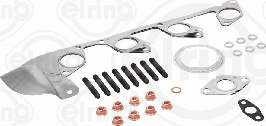 Elring 332.380 - Установочный комплект, турбокомпрессор www.autospares.lv