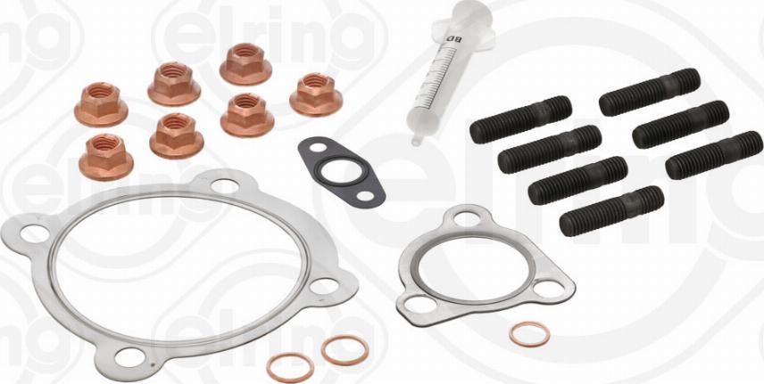 Elring 717.951 - Установочный комплект, турбокомпрессор www.autospares.lv