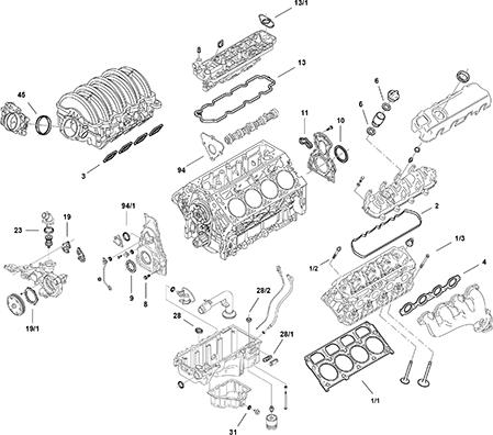 Elring LS Gen V L83 - Blīvju komplekts, Dzinējs www.autospares.lv