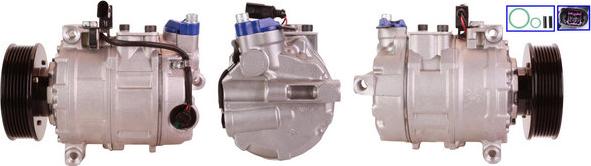 Elstock 51-0399 - Compressor, air conditioning www.autospares.lv