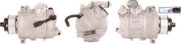 Elstock 51-0397 - Compressor, air conditioning www.autospares.lv