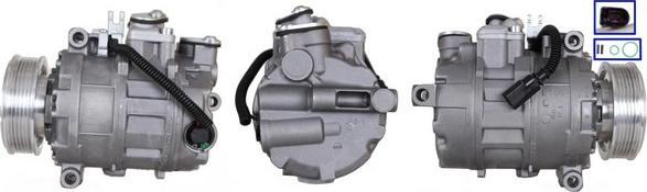 Elstock 51-1262 - Compressor, air conditioning www.autospares.lv