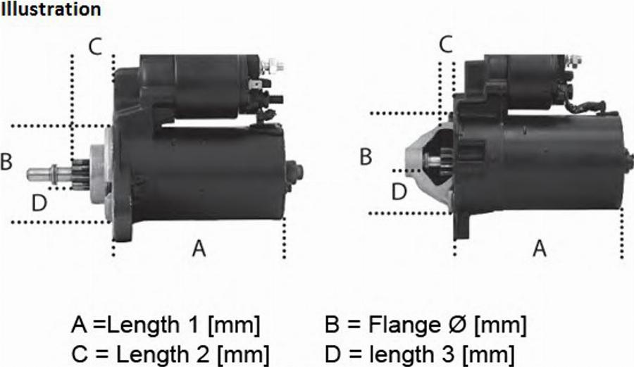 Elstock 25-0158 - Starteris autospares.lv