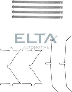 Elta Automotive EA8551 - Accessory Kit for disc brake Pads www.autospares.lv