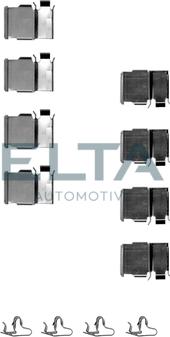 Elta Automotive EA8581 - Piederumu komplekts, Disku bremžu uzlikas autospares.lv