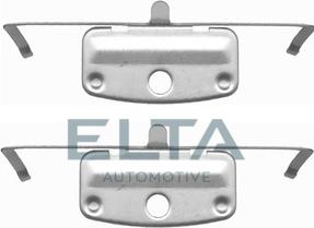 Elta Automotive EA8658 - Piederumu komplekts, Disku bremžu uzlikas www.autospares.lv