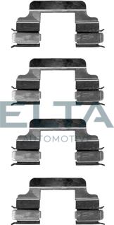 Elta Automotive EA8605 - Комплектующие для колодок дискового тормоза www.autospares.lv