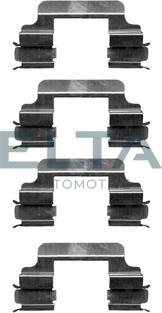 Elta Automotive EA8606 - Комплектующие для колодок дискового тормоза www.autospares.lv