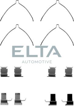 Elta Automotive EA8623 - Accessory Kit for disc brake Pads www.autospares.lv