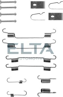 Elta Automotive EA8092 - Комплектующие, барабанный тормозной механизм www.autospares.lv