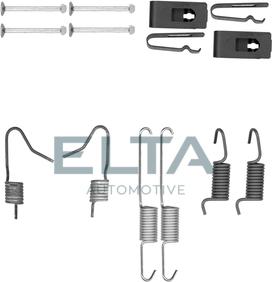 Elta Automotive EA8022 - Accessory Kit, parking brake shoes www.autospares.lv