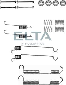 Elta Automotive EA8071 - Комплектующие, барабанный тормозной механизм www.autospares.lv