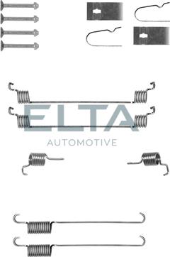 Elta Automotive EA8195 - Piederumu komplekts, Bremžu loki www.autospares.lv