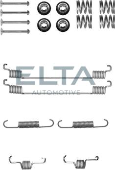 Elta Automotive EA8158 - Piederumu komplekts, Bremžu loki www.autospares.lv