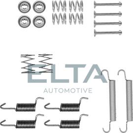 Elta Automotive EA8163 - Accessory Kit, parking brake shoes www.autospares.lv