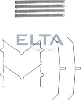 Elta Automotive EA8780 - Accessory Kit for disc brake Pads www.autospares.lv