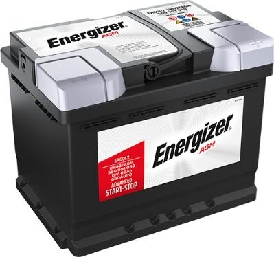 ENERGIZER EA60-L2 - Startera akumulatoru baterija www.autospares.lv