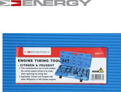 ENERGY NE00177 - Adjustment Tool Set, valve timing www.autospares.lv