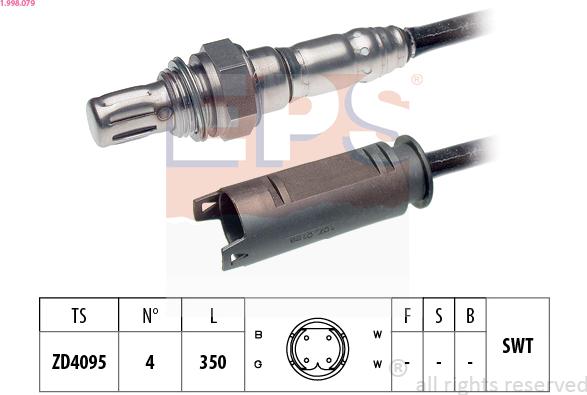 EPS 1.998.079 - Lambda zonde www.autospares.lv