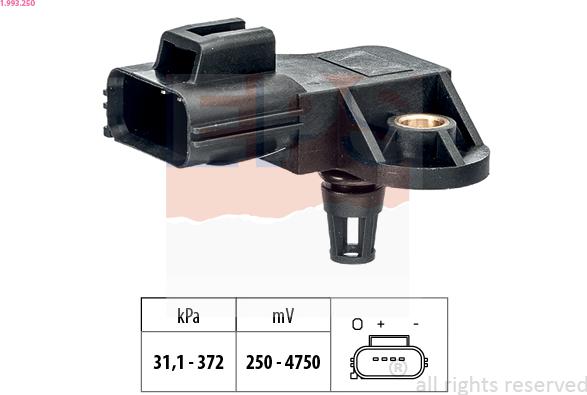 EPS 1.993.250 - Gaisa spiediena devējs, Augstuma regulēšana www.autospares.lv