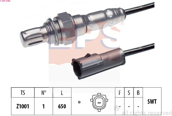 EPS 1.997.046 - Lambda zonde autospares.lv