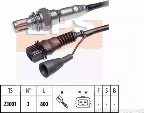 EPS 1.997.118 - Lambda Sensor www.autospares.lv