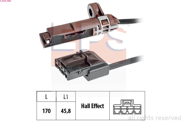 EPS 1.953.798 - Devējs, Griešanās ātrums www.autospares.lv