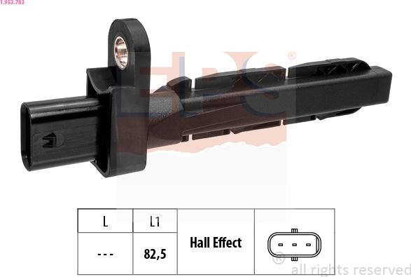 EPS 1.953.783 - Impulsu devējs, Kloķvārpsta autospares.lv