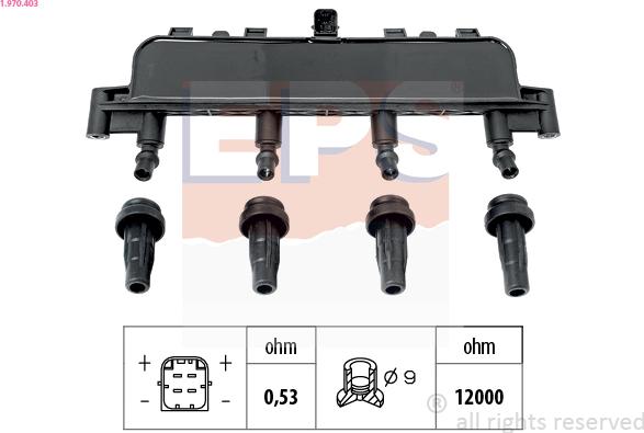 EPS 1.970.403 - Aizdedzes spole www.autospares.lv